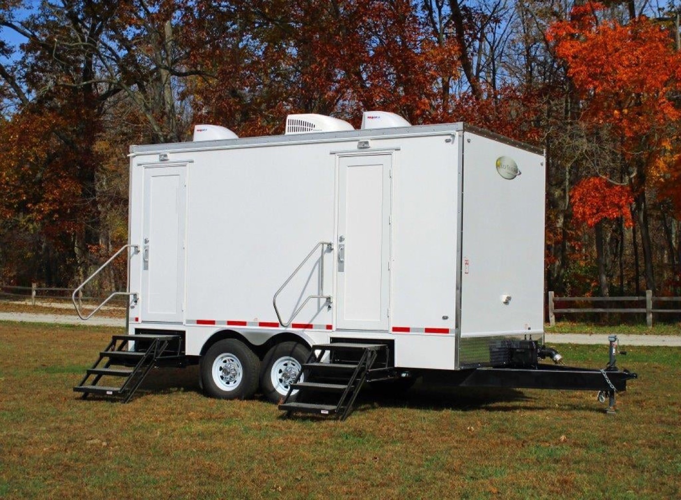 Clean Spot luxury restroom trailer at an Easton, MD event